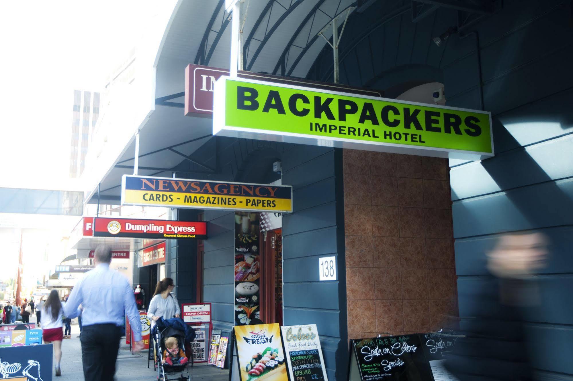 Backpackers Imperial Hotel Hobart Exteriör bild